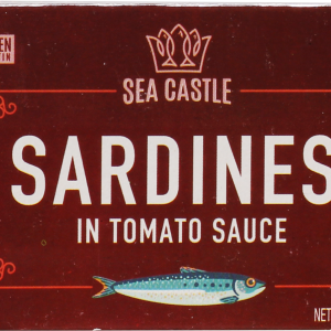 Sardines In Tomato Sauce 4.4Oz Sea Castle