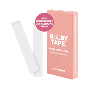 BOOBY TAPE Doppelseitiges Band transparent 36 St