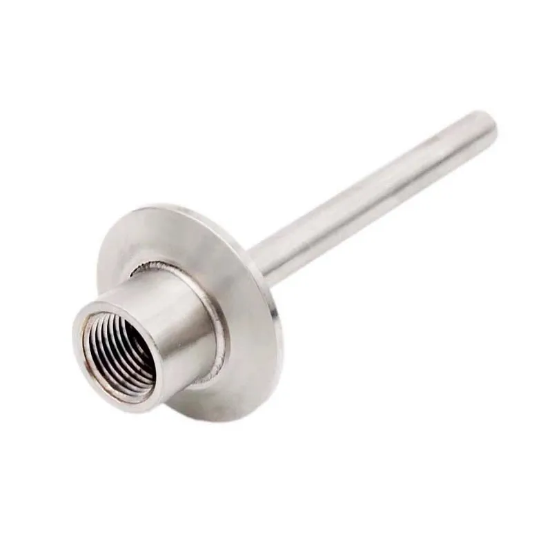 1.5″ TRI CLAMP THERMOWELL 304 Stainless Steel Tri-Clover Set up for 1/2″ threaded thermometer with 4″ probe - Image 4