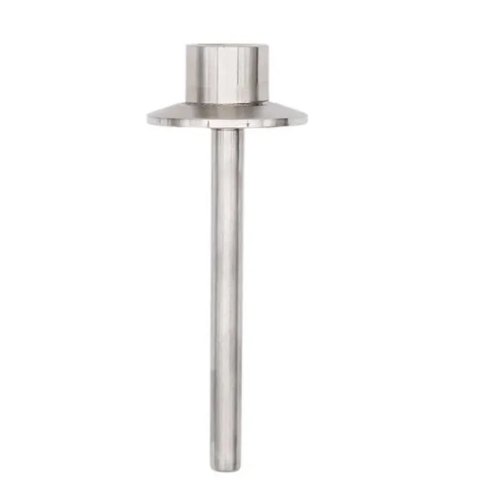 1.5″ TRI CLAMP THERMOWELL 304 Stainless Steel Tri-Clover Set up for 1/2″ threaded thermometer with 4″ probe - Image 6